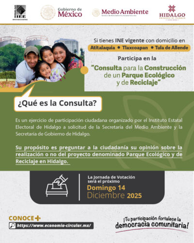 CONSULTA DEL PARQUE ECOLÓGICO Y DE RECICLAJE