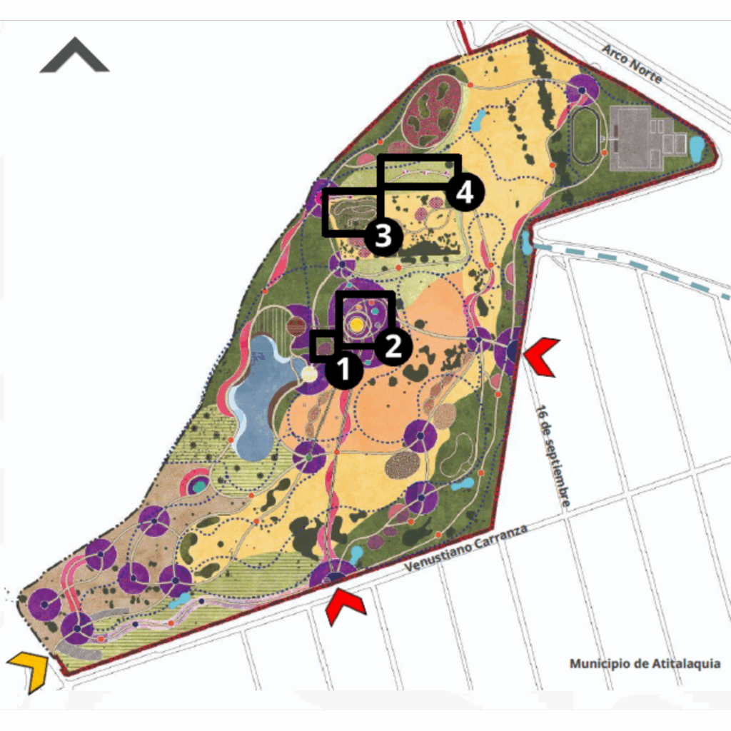 Espacios de uso público del parque ecológico