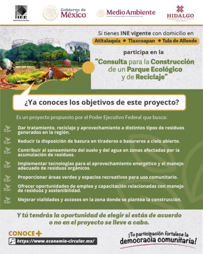 OBJETIVOS PARQUE ECOLÓGICO Y DE RECICLAJE
