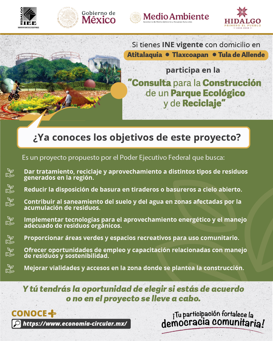 OBJETIVOS PARQUE ECOLÓGICO Y DE RECICLAJE