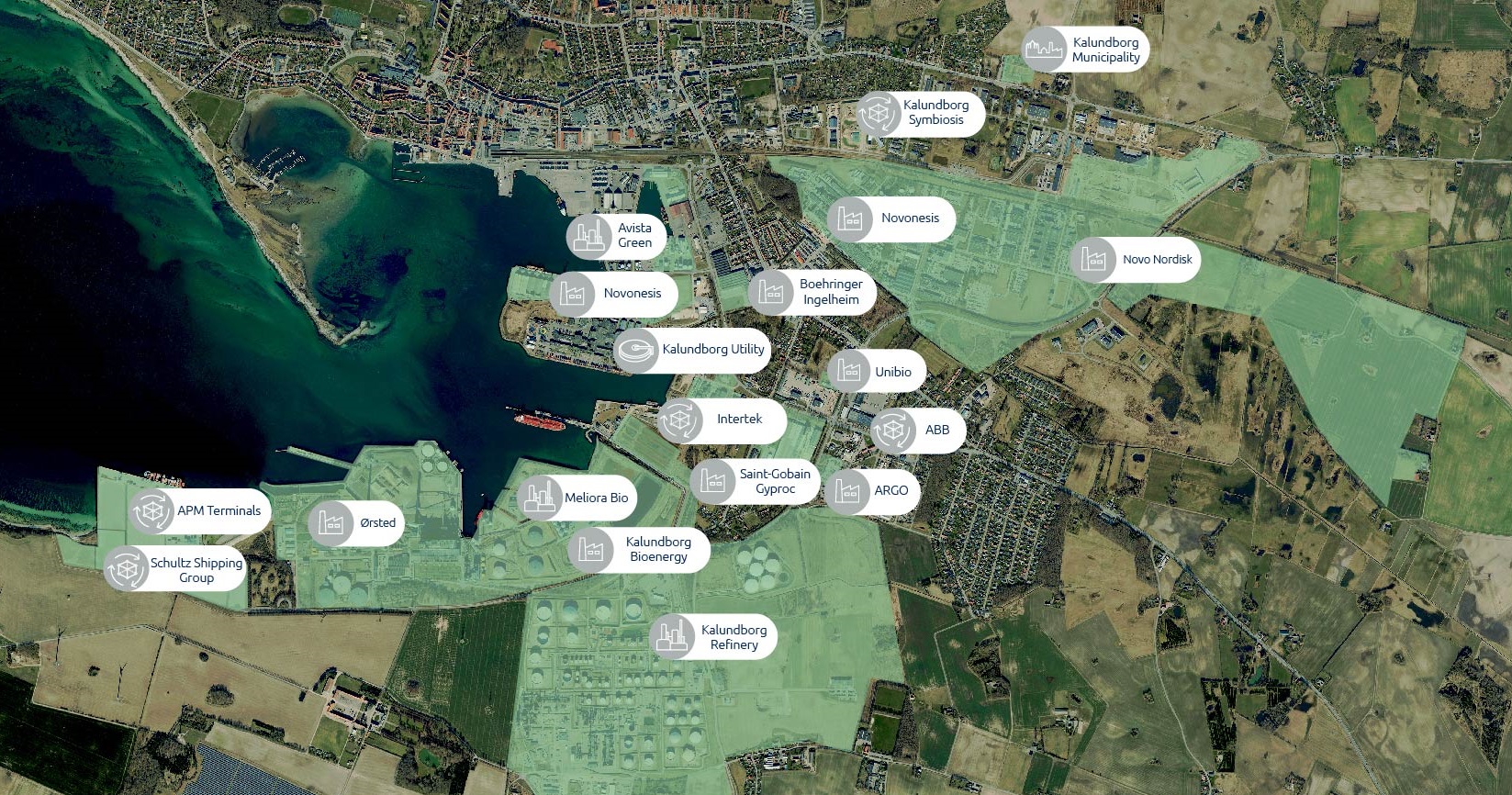 Dinamarca (Parque Kalundborg Symbiosis)