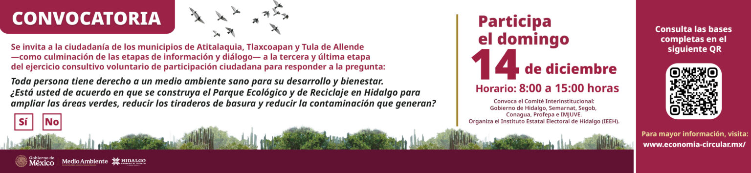 Convocatoria del PERH sobre la convocatoria del 14 de diciembre